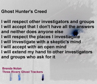 Ghost Hunters Creed